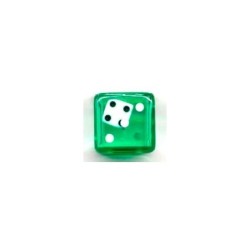 Dado d6 dentro d6 Verde - K10300