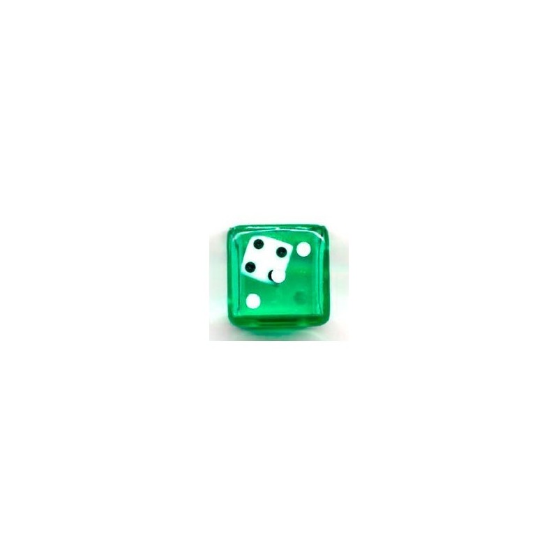 Dado d6 dentro d6 Verde - K10300 - accessorio per giochi