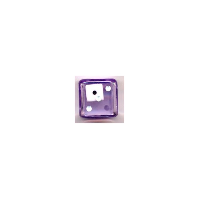 Dado d6 dentro d6 Viola - K10301 - accessorio per giochi