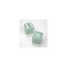 Dado d6 Fosforescente 16mm Azzurro/verde - K01909