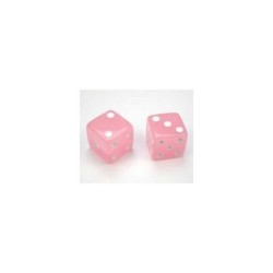Dado d6 Fosforescente 16mm Rosa - K01910