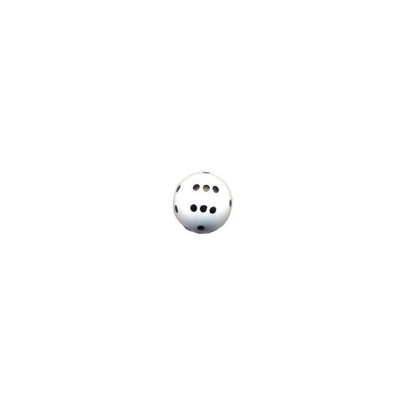 Dado d6 Sferico Opaco Bianco - K01736 - accessorio per giochi