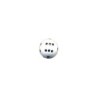 Dado d6 Sferico Opaco Bianco - K01736