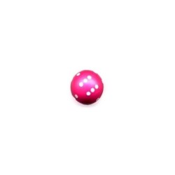 Dado d6 Sferico Opaco Rosa - K10839