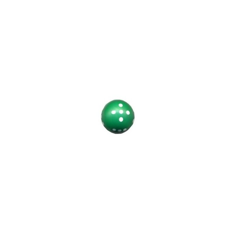 Dado d6 Sferico Opaco Verde - K01731 - accessorio per giochi