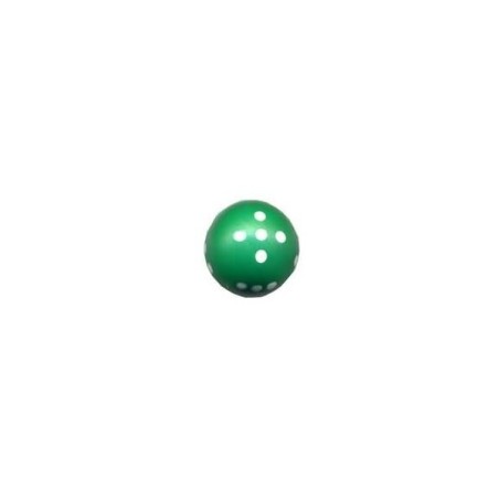 Dado d6 Sferico Opaco Verde - K01731