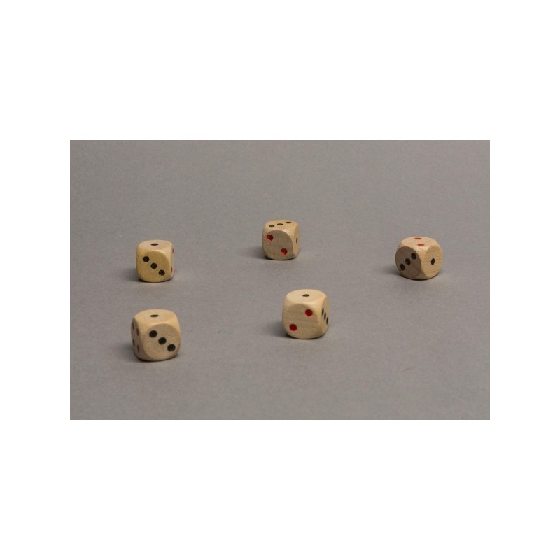 Dado d6 16mm legno (1-1-2-3-3-4) - accessorio per giochi