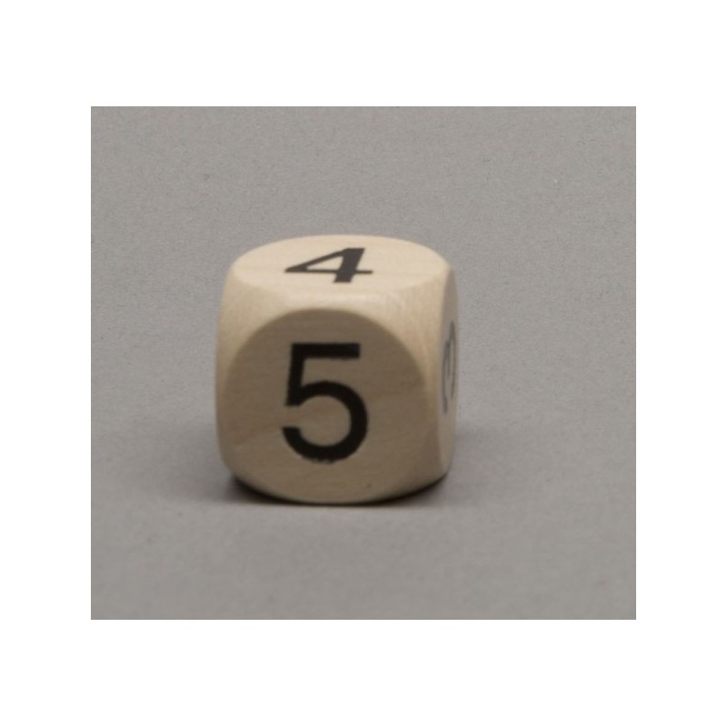Dado d6 18mm legno (2-3-3-4-4-5) - accessorio per giochi