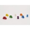 Set meeple casetta (8 pezzi, 8 colori)