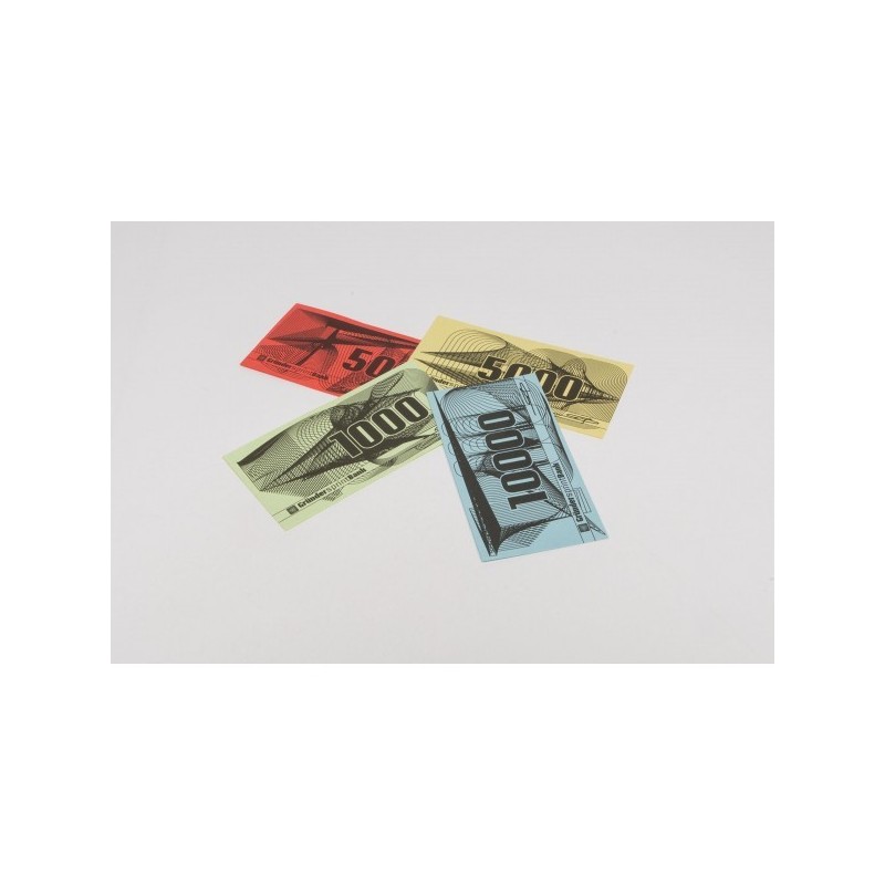 Denaro per giochi da tavolo (valuta generica, 320 pezzi in 4 tagli) - accessorio per giochi