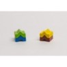 Meeple tetto impilabile marrone 20x16x12mm