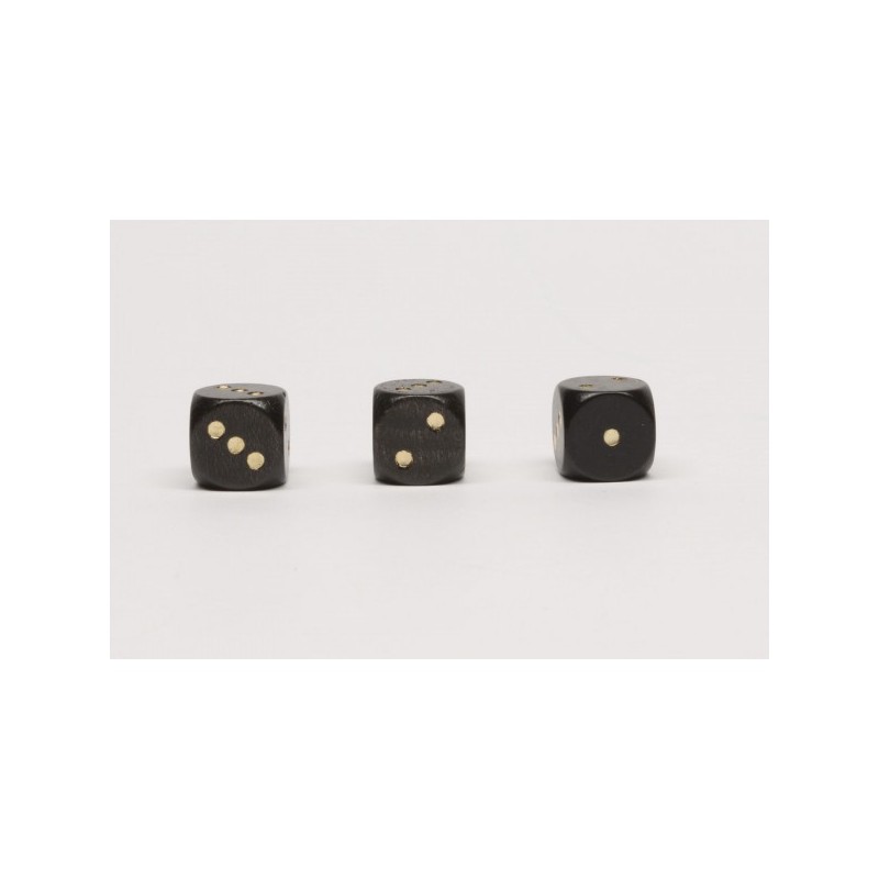 Dado Nero d6 16mm (1-2-2-3-3-3) - accessorio per giochi