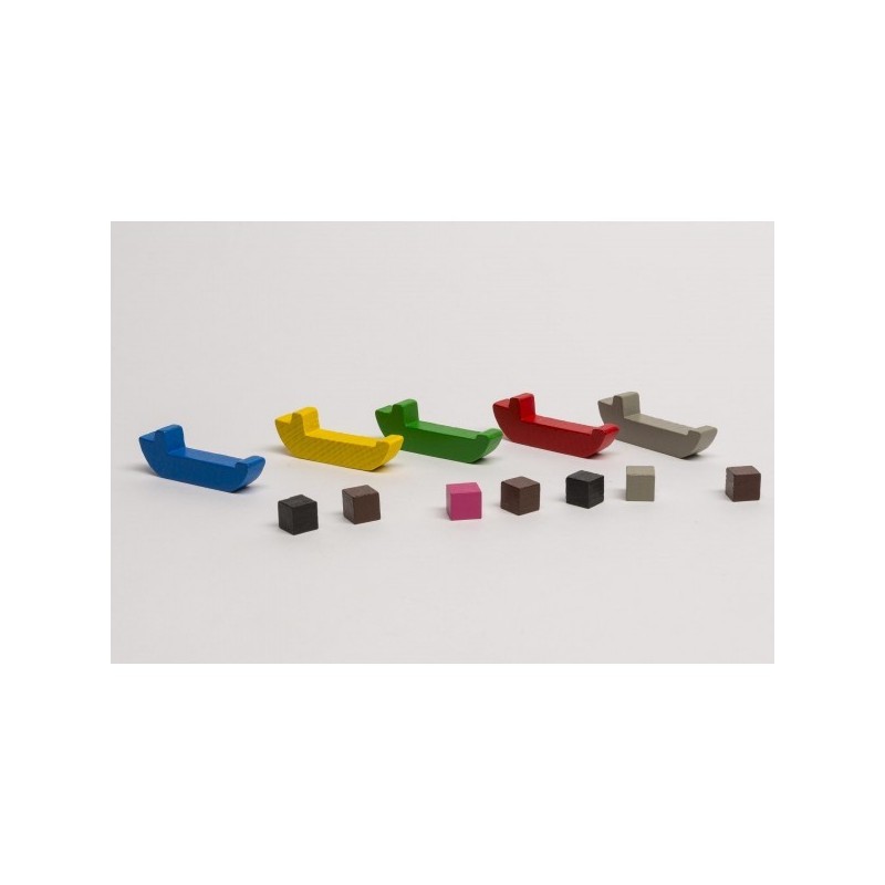 Nave cargo 50x20x8mm grigio - accessorio per giochi