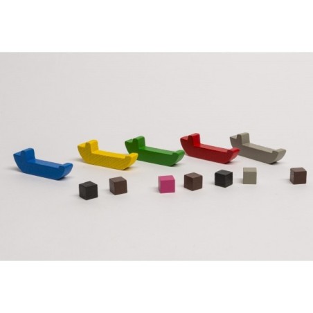 Nave cargo 50x20x8mm rosso