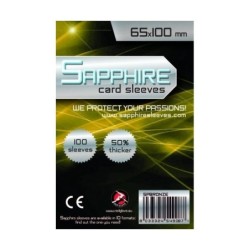 65x100 mm bustine trasparenti Sapphire (100 bustine)(Bronze)