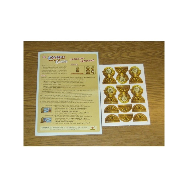 CALENDARIO DELL'AVVENTO 2016 GIORNO 14 - Camel Up Cards (mini-espansione): Catch Up Trophies - gioco da tavolo