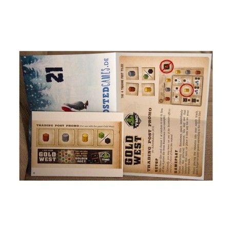 CALENDARIO DELL'AVVENTO 2016 GIORNO 21 - Gold West (mini-espansione): Trading Post