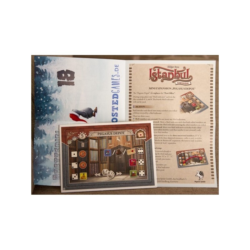CALENDARIO DELL'AVVENTO 2016 GIORNO 18 - Istanbul (mini-espansione): Pegasus Depot - gioco da tavolo