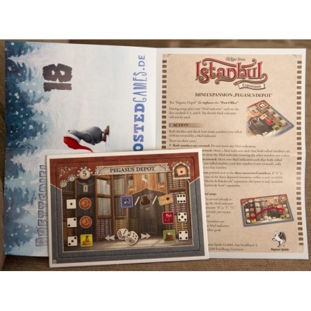 CALENDARIO DELL'AVVENTO 2016 GIORNO 18 - Istanbul (mini-espansione): Pegasus Depot
