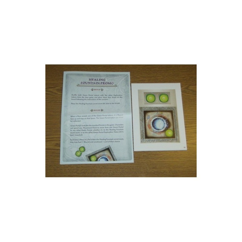 CALENDARIO DELL'AVVENTO 2016 GIORNO 23 - Arcadia Quest (mini-espansione) Promo Healing Fountain - gioco da tavolo