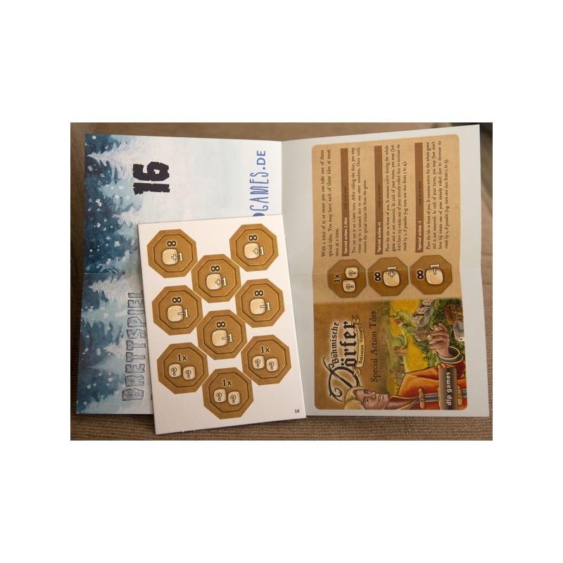 CALENDARIO DELL'AVVENTO 2016 GIORNO 16 - Bohemian Villages (mini-spansione): Special Action Tiles - gioco da tavolo
