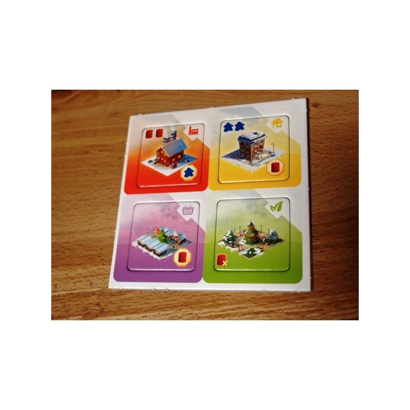 CALENDARIO DELL'AVVENTO 2016 GIORNO 15 - Quadropolis ENG (mini-espansione): Alternate Christmas Tiles - gioco da tavolo