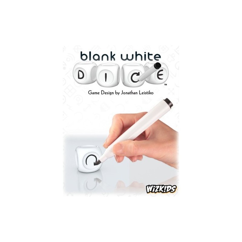 Blank White Dice - gioco da tavolo
