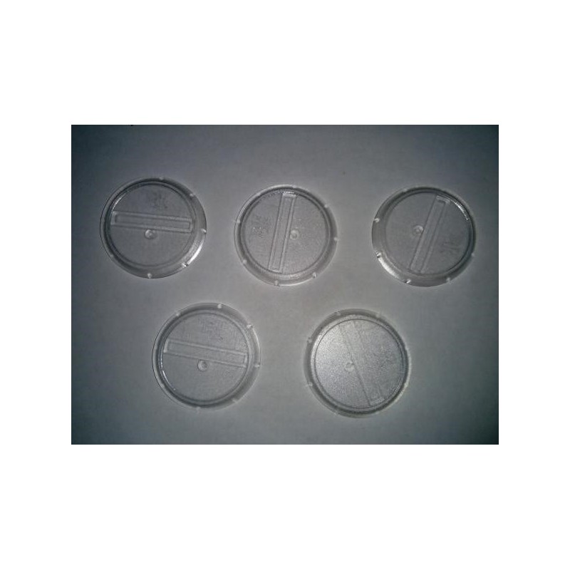 Basetta in plastica trasparente 40 mm (5) - accessorio per giochi