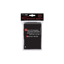 UltraPro - Bustine protettive Oversized Nere 88,9x127 (40 bustine) UPR82420