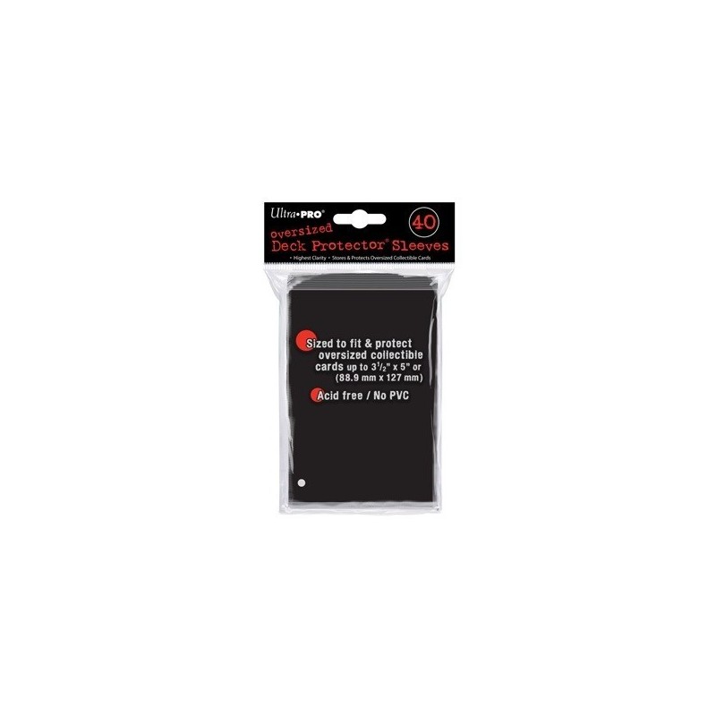 UltraPro - Bustine protettive Oversized Nere 88,9x127 (40 bustine) UPR82420 - accessorio per giochi