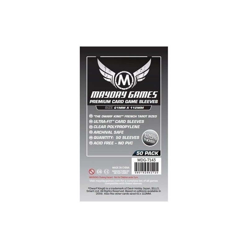 61x112 Bustine protettive trasparenti MayDay Magnum - 50 bustine MDG7143 - accessorio per giochi