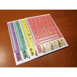 Set token sheets di ricambio - Brass