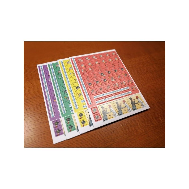 Set token sheets di ricambio - Brass - gioco da tavolo