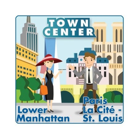 Lower Manhattan - Paris La Cite: Town Center (4th Ed.)