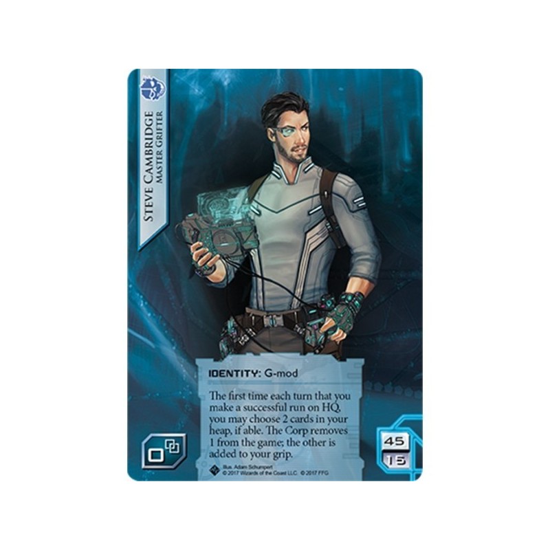 Steve Cambridge / Ayla 'Bios' Rahim - Terminal Directive Promo: Android Netrunner - gioco da tavolo
