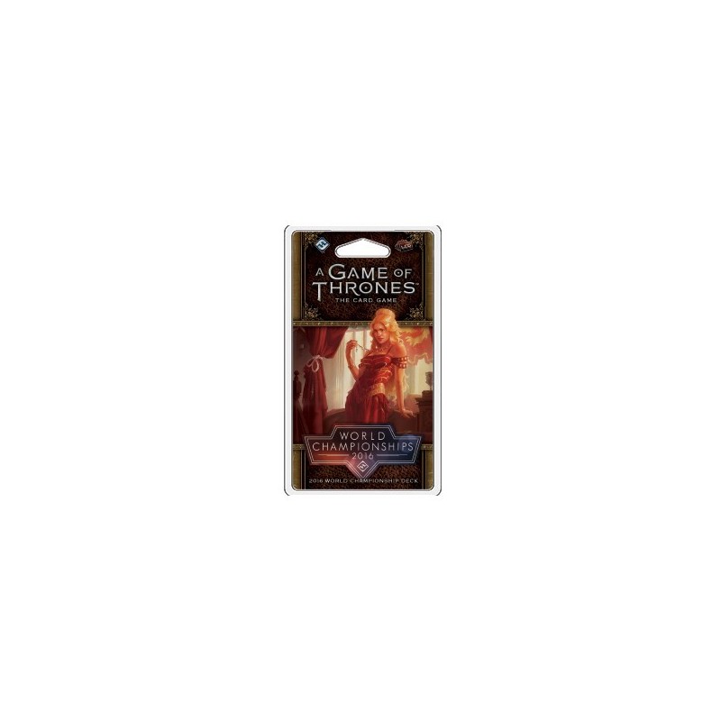 2016 World Championship Joust Deck: A Game of Thrones LCG 2nd Ed. - gioco da tavolo