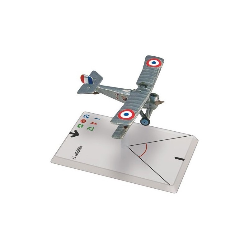 WWI Wings of Glory - Nieuport 17 Thaw/Lufbery AREWGF117C - gioco da tavolo