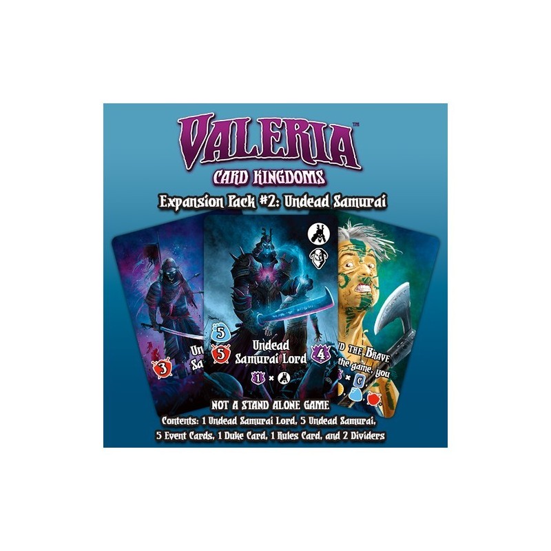 Undead Samurai - Valeria: Card Kingdoms - gioco da tavolo