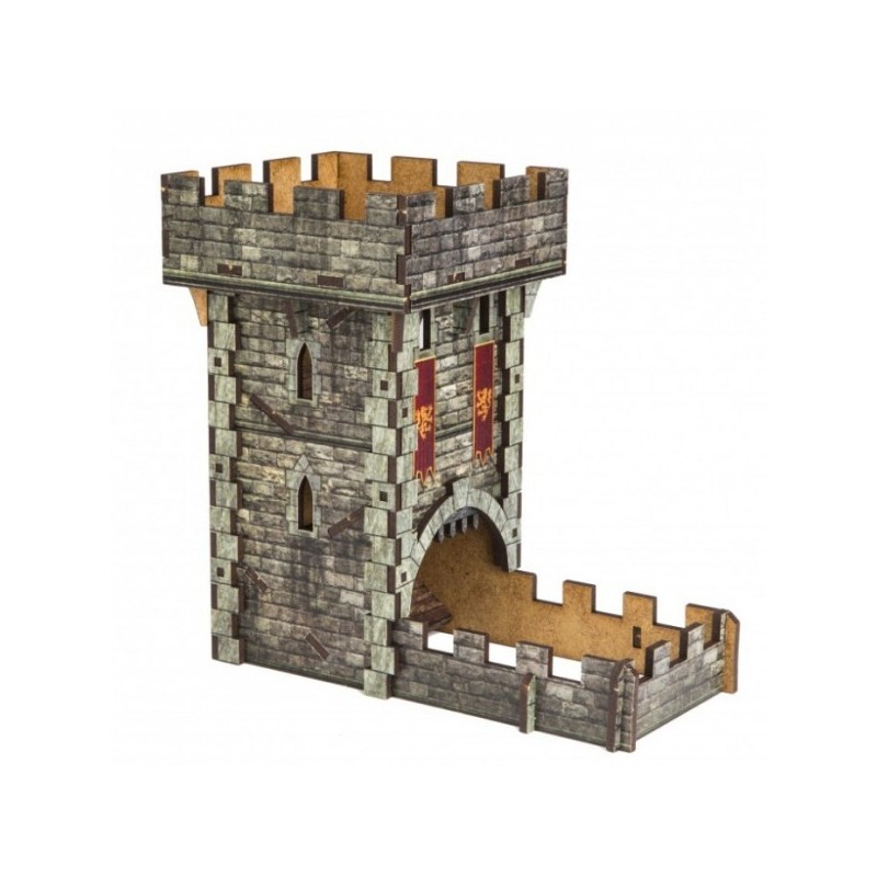 Torre lancia dadi - Torre degli Uomini Colorata - accessorio per giochi