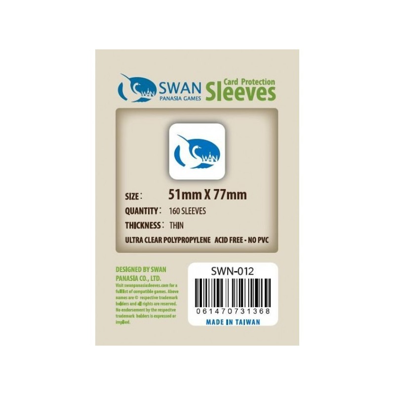 51x77 bustine protettive - Thin - pack da 160 - accessorio per giochi