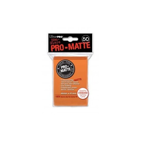 UltraPro - Bustine protettive 66x91 - PRO MATTE Retro ARANCIO (50 bustine) UPR84184