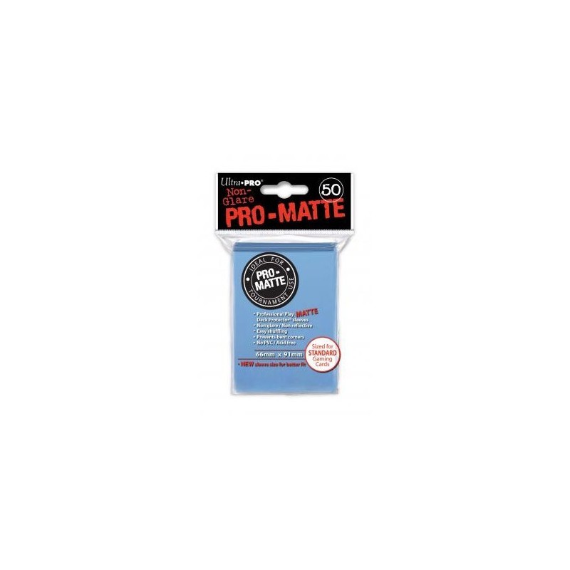 UltraPro - Bustine protettive 66x91 - PRO MATTE Retro BLU CHIARO (50 bustine) UPR84188 - accessorio per giochi