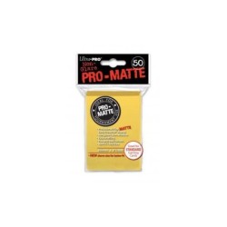 UltraPro - Bustine protettive 66x91 - PRO MATTE Retro GIALLO (50 bustine) UPR84186