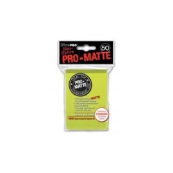 UltraPro - Bustine protettive 66x91 - PRO MATTE Retro GIALLO CHIARO (50 bustine) UPR84149