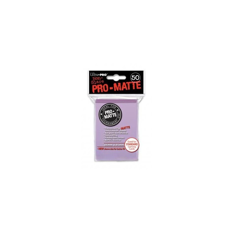 UltraPro - Bustine protettive 66x91 - PRO MATTE Retro LILLA (50 bustine) UPR84504 - accessorio per giochi