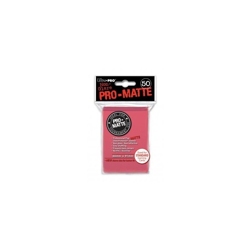 UltraPro - Bustine protettive 66x91 - PRO MATTE Retro FUCSIA (50 bustine) UPR84506 - accessorio per giochi