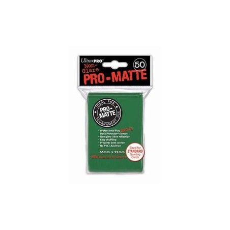 UltraPro - Bustine protettive 66x91 - PRO MATTE Retro VERDE (50 bustine) UPR82652