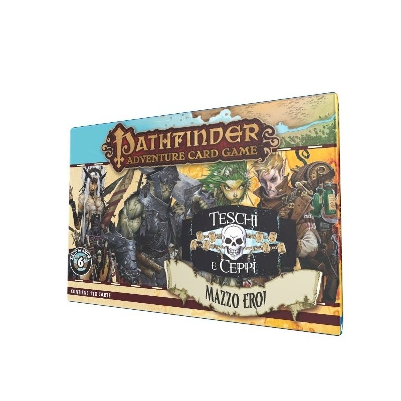 Mazzo Eroi - Teschi e Ceppi: Pathfinder Adventure Card Game - gioco da tavolo