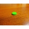 Token rotondo 15x4mm verde chiaro