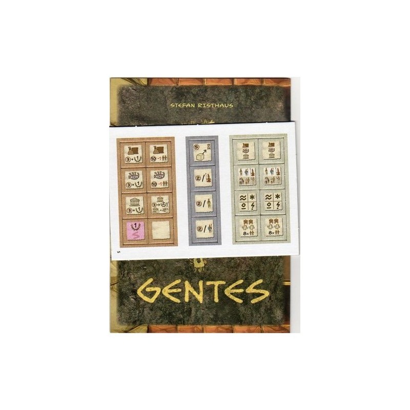 CALENDARIO DELL'AVVENTO 2017 GIORNO 5 - Gentes : New Cities - gioco da tavolo